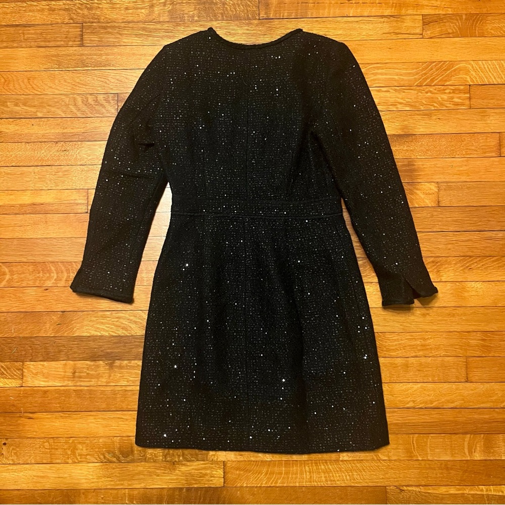 NWT J.Crew Lady Jacket Dress in Sequin Tweed Size 2 Preppy Classic Holiday - Picture 3 of 8